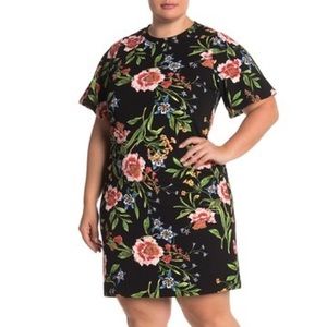 Rachel Rachel Roy Janie Short Sleeve Floral Dress